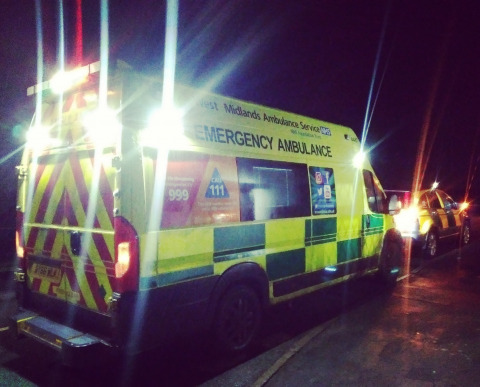 Ambulance Lit Up
